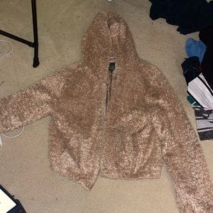 Women’s Wild Fable Faux Fur Topper jacket size M